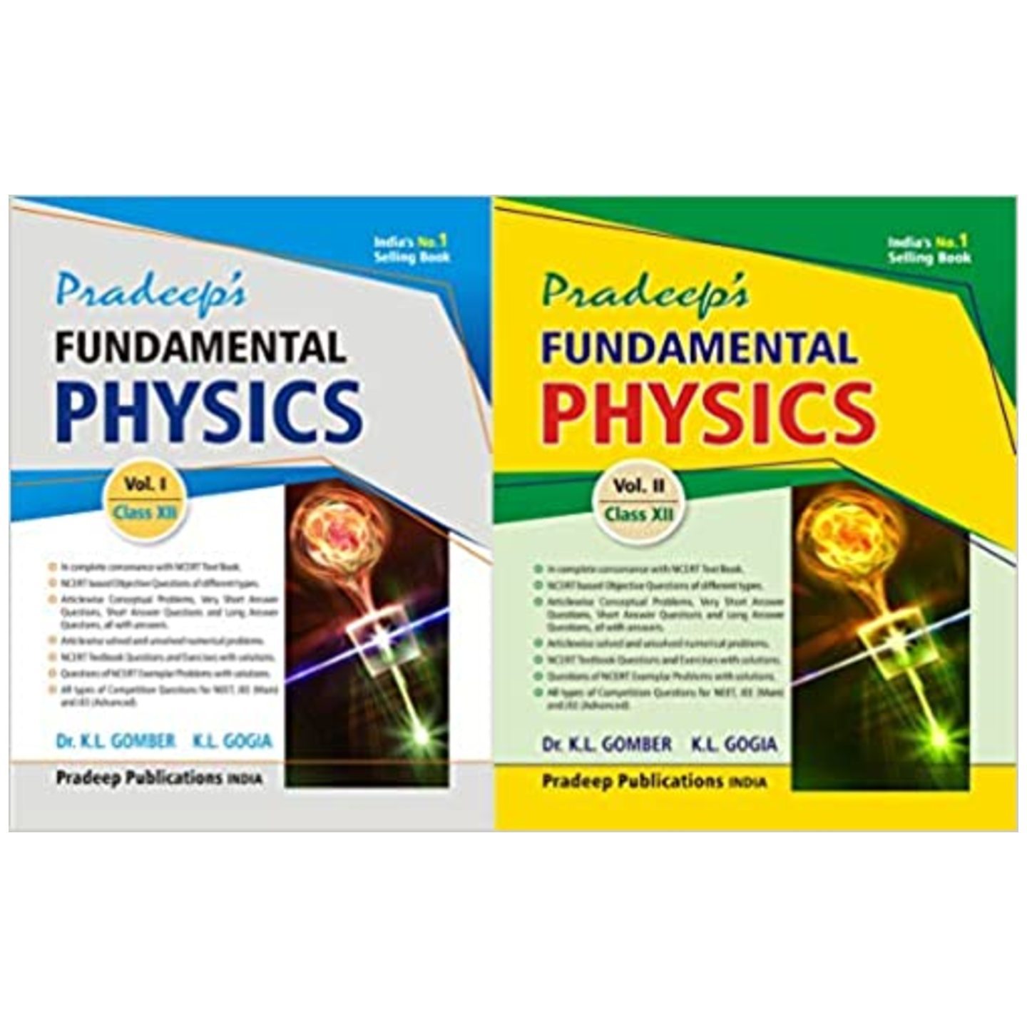 Pradeeps Fundamental Physics for Class 12 Set of 2 Vol.