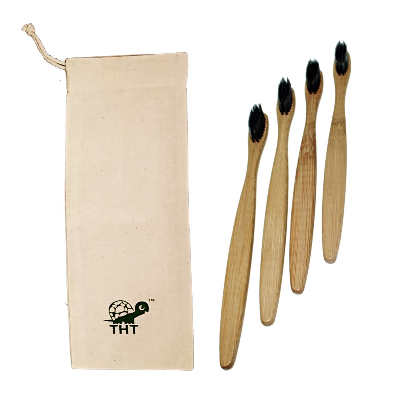 Bamboo Toothbrush (Charcoal Bristles)