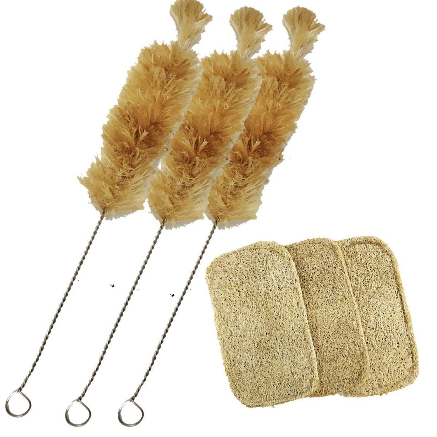 Plastic Free Kitchen Cleaners Combo