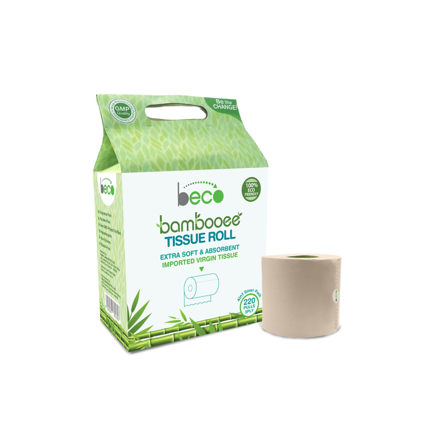 Bambooee Tissue Roll - Pack of 4 | Beco