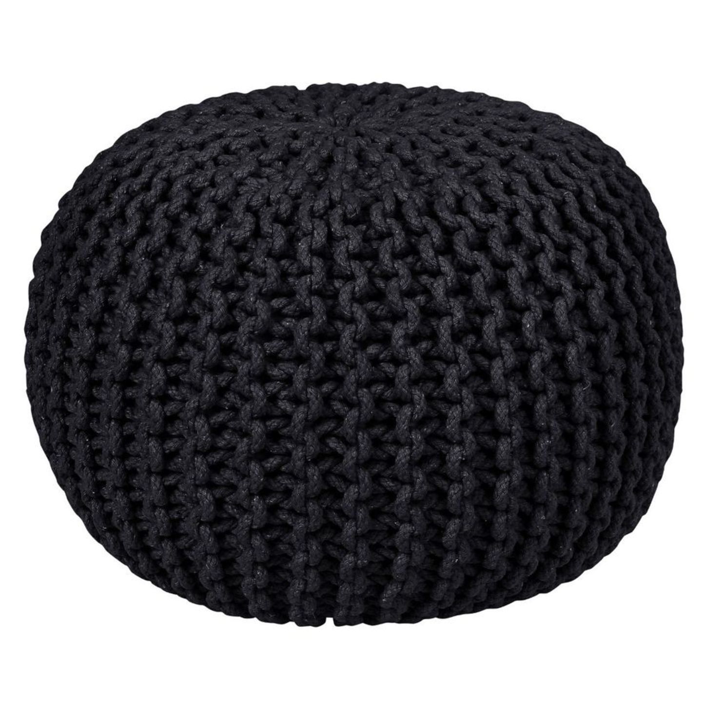 100% Knitted Cotton Pouf