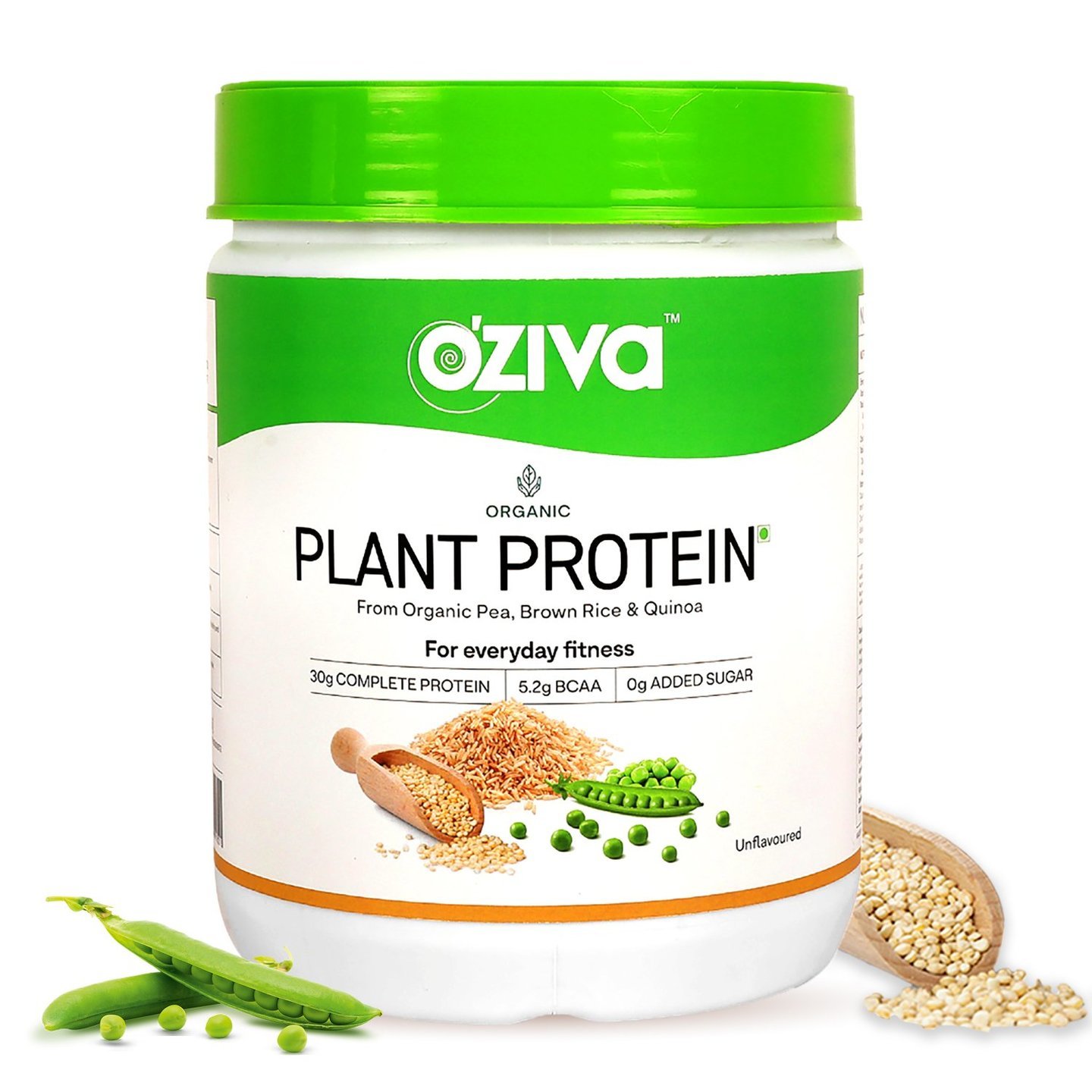  Organic Plant Protein, For Everyday Fitness - Unflavoured