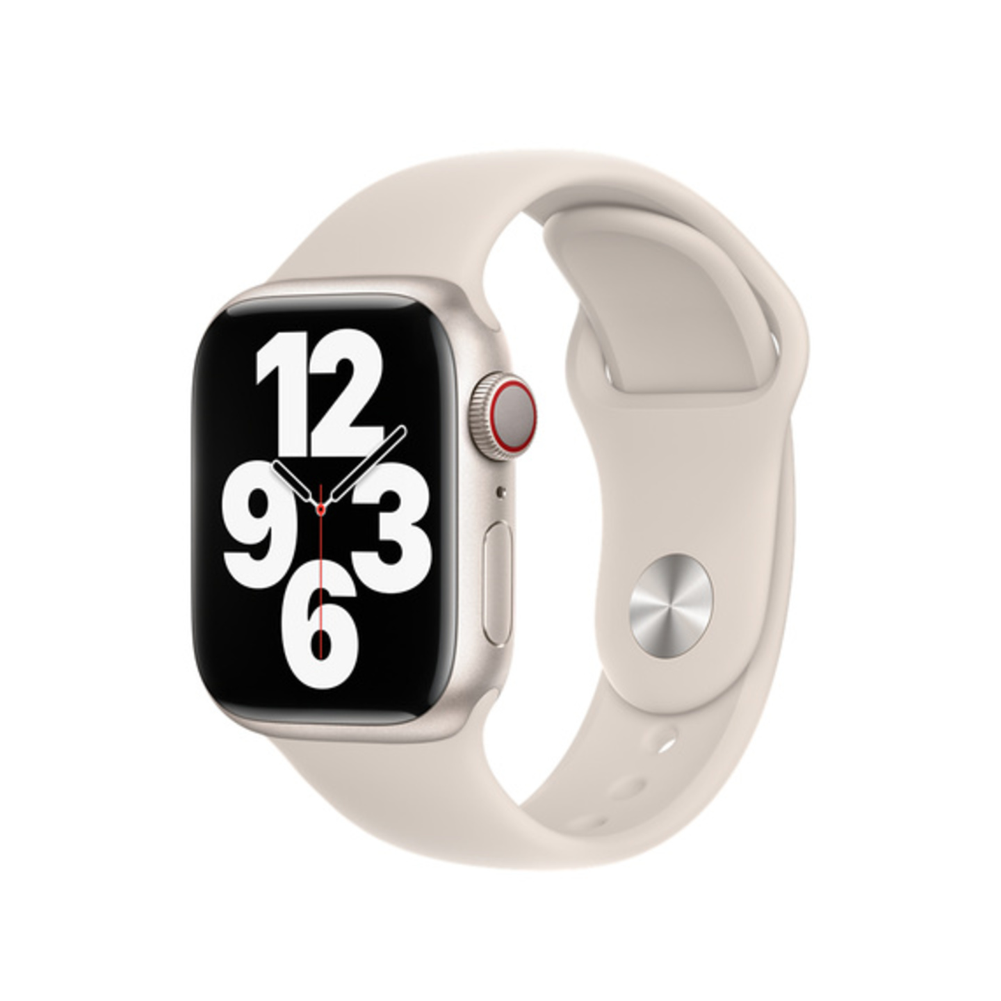 Star Light White Silicone Apple WatchBand 