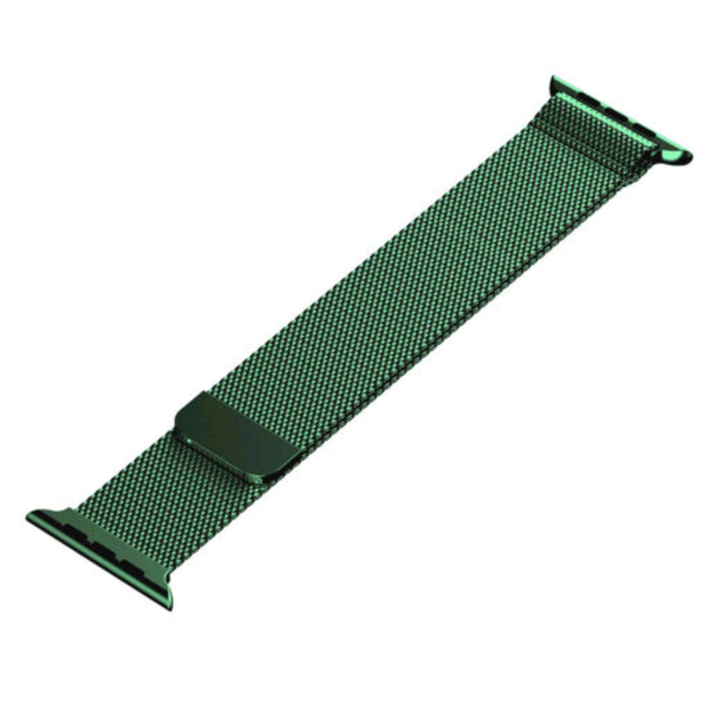 MILANESE LOOP MAGNETIC STAINLESS STEEL WATCHBAND FOR APPLE WATCH All  SERIES (GREEN)