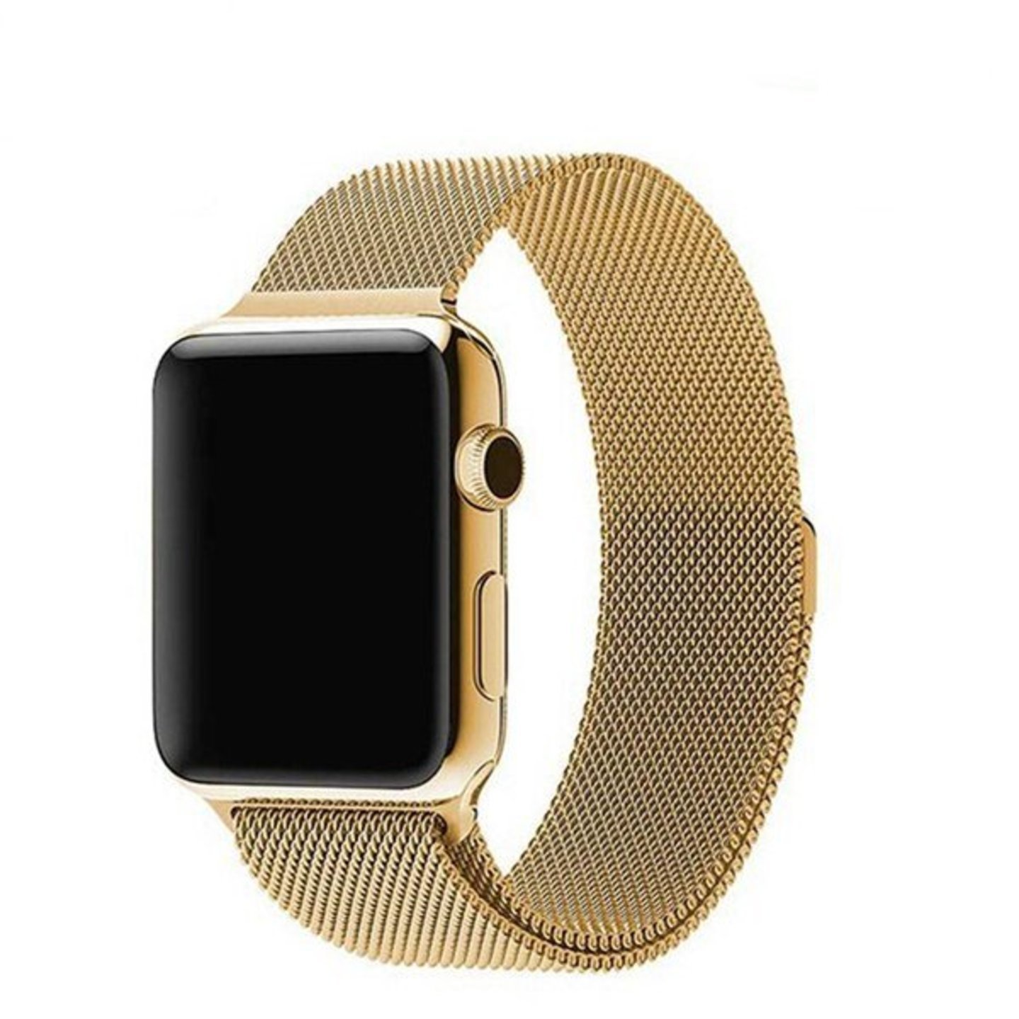 GOLD MILANESE LOOP MAGNETIC STAINLESS STEEL WATCHBAND FOR APPLE WATCH All  SERIES