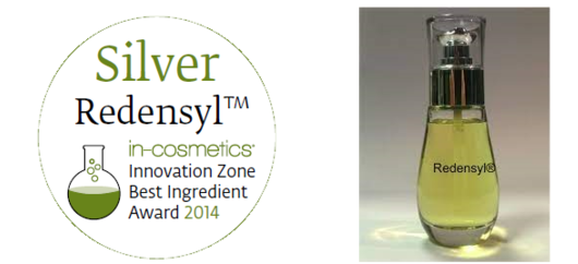 Silver Redensyl in-cosmetics Innovation Zone Best Ingredient Award 2014.png