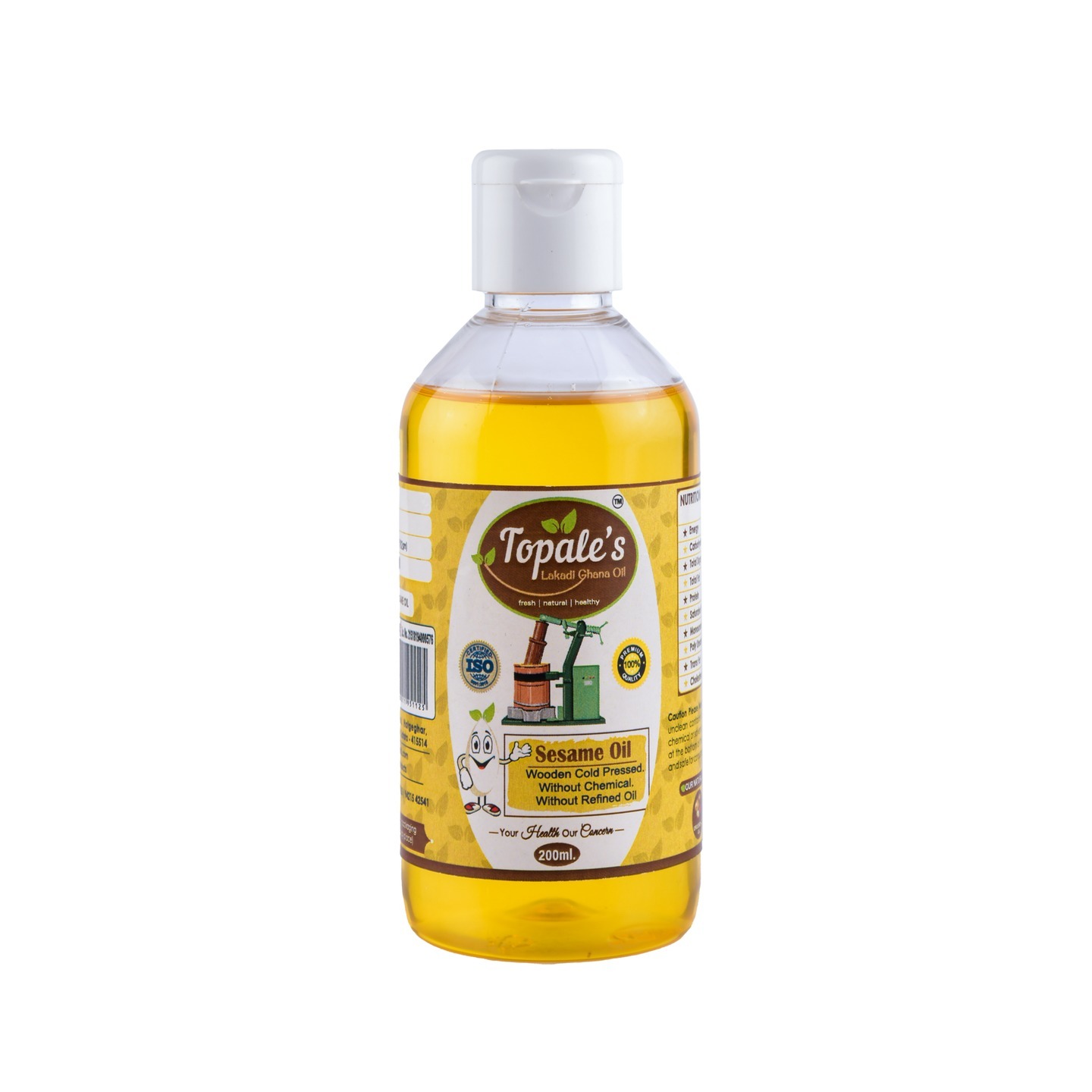 Topales Premium White Sesame Oil 200ml