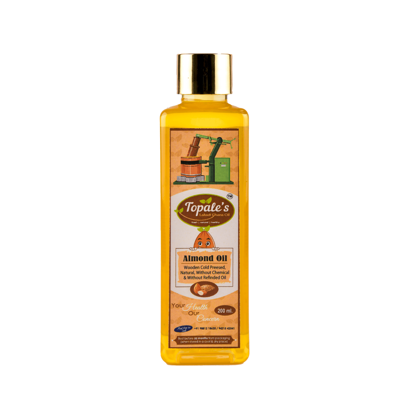 Topales Premium Almond Oil 200ml