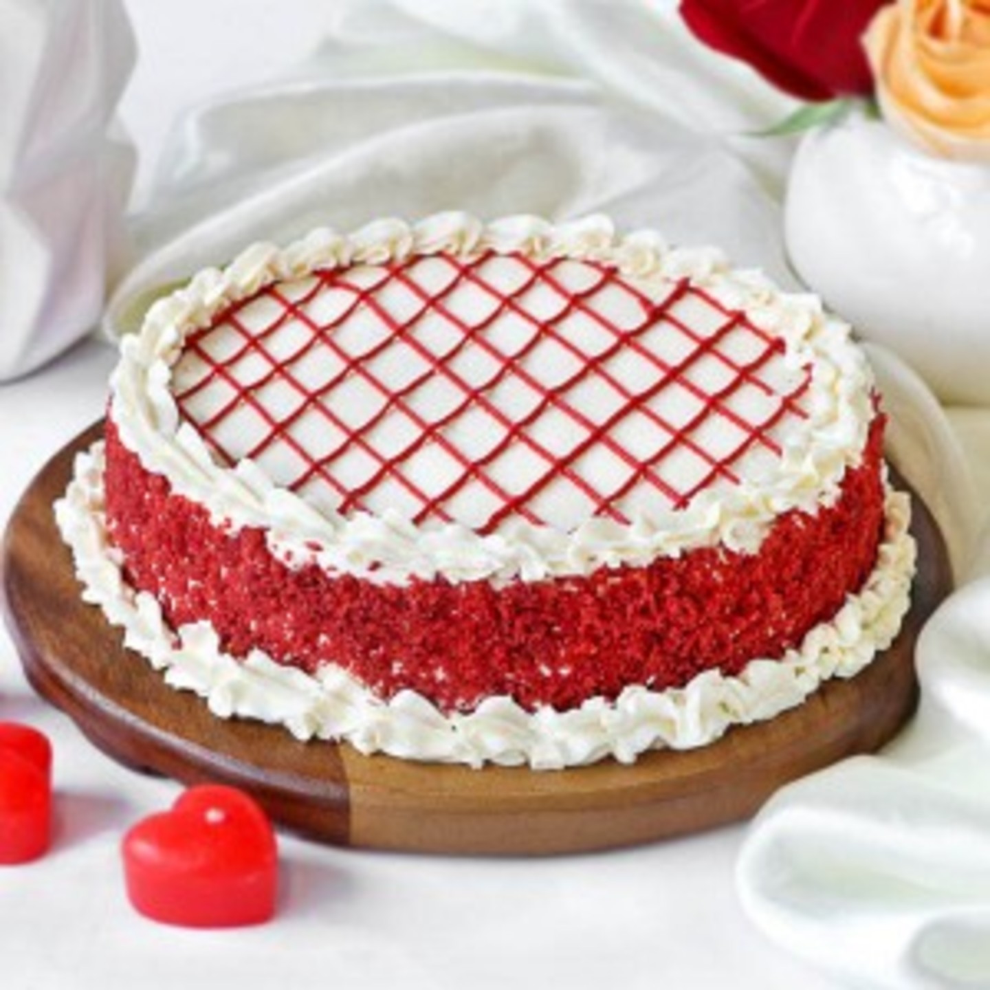 Tempting Red Velvet Cake