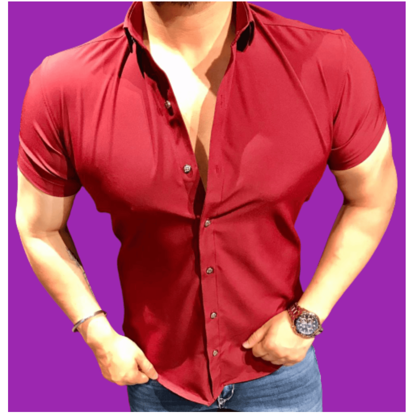 21 Inside Premium Imported Lycra Shirt For Men's