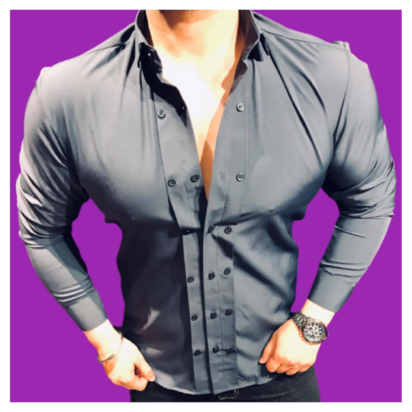 21 Inside Premium Imported Lycra Shirt For Men's