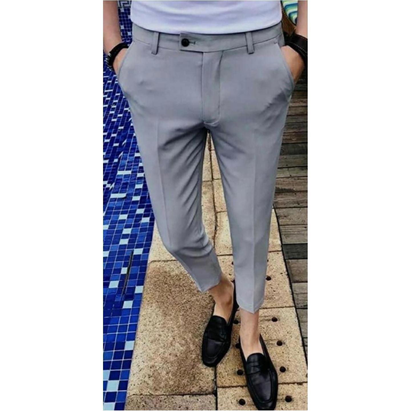 21 Inside Premium Lycra Fabric Formal Pant's For Men's 