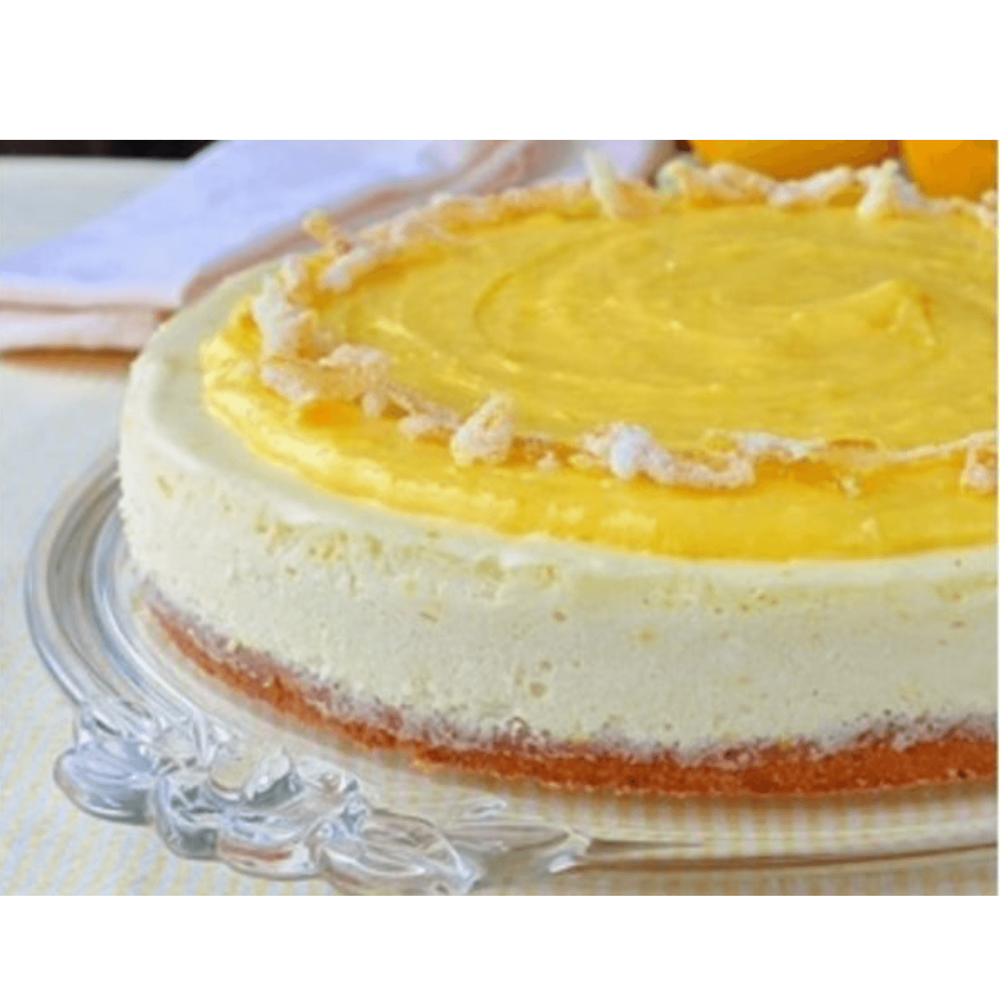 LEMON CHEESE CAKE - 1 KG 