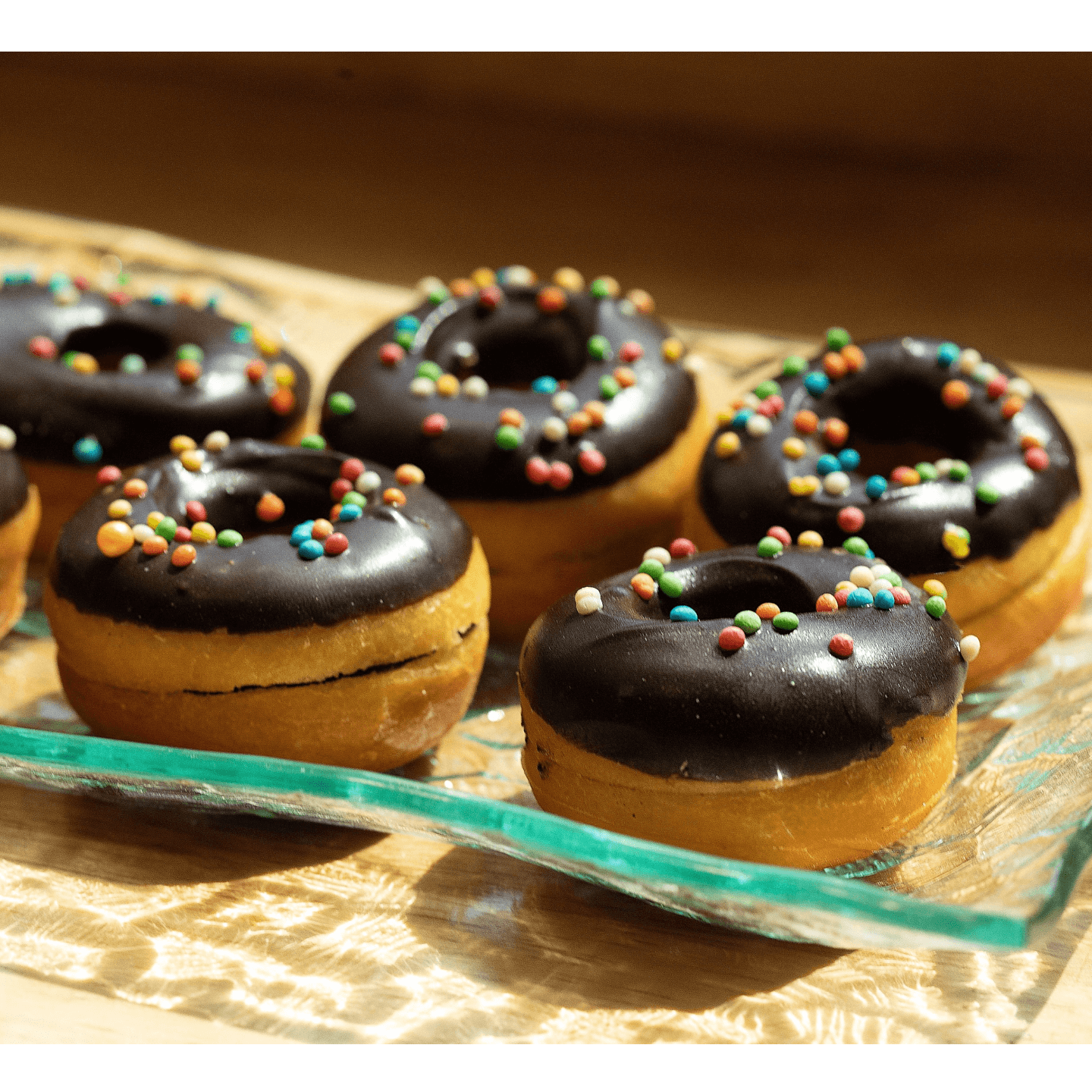 CHOCOLATE MINI DONUTS  EGGLESS SET OF 6