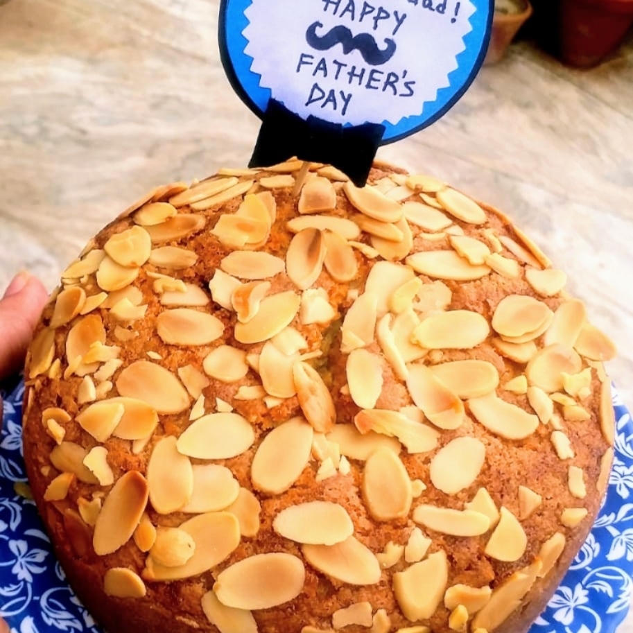 WHOLE WHEAT DRY ALMOND TEA CAKE- 500 gms