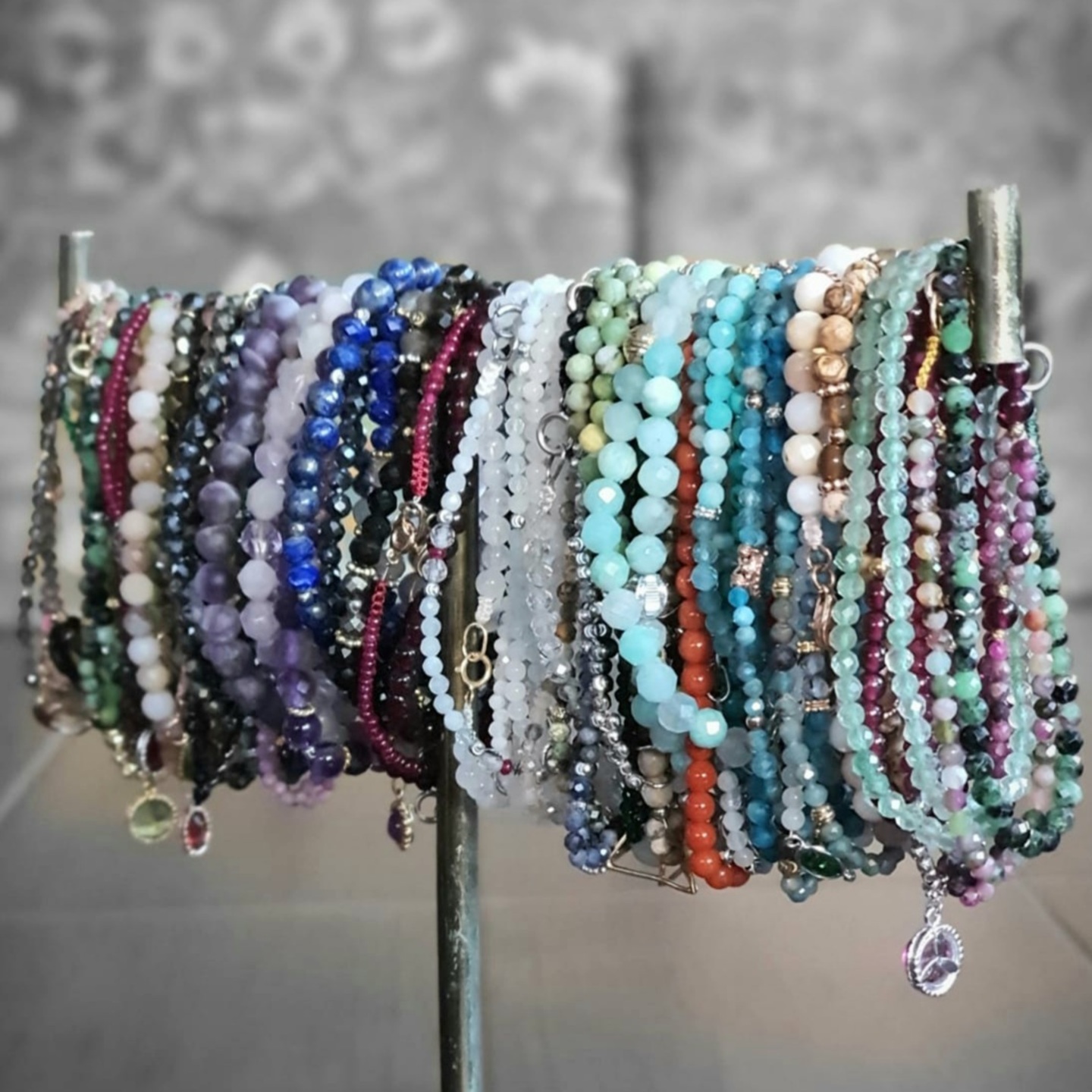 Over 200 Pieces of Hand-made Beaded Macrame Bracelets to Choose From