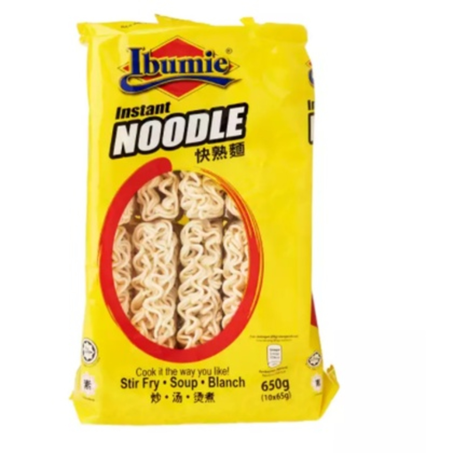 Ibumie Plain Instant Noodle 650G