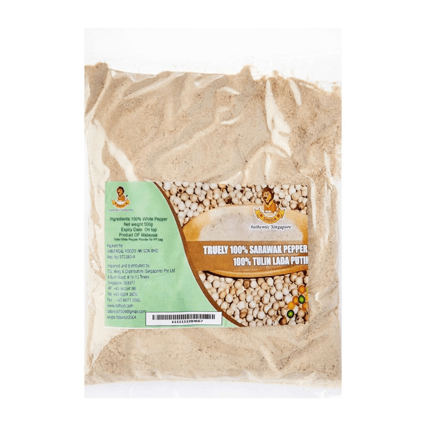 REAL SARAWAK White Pepper Powder 500g