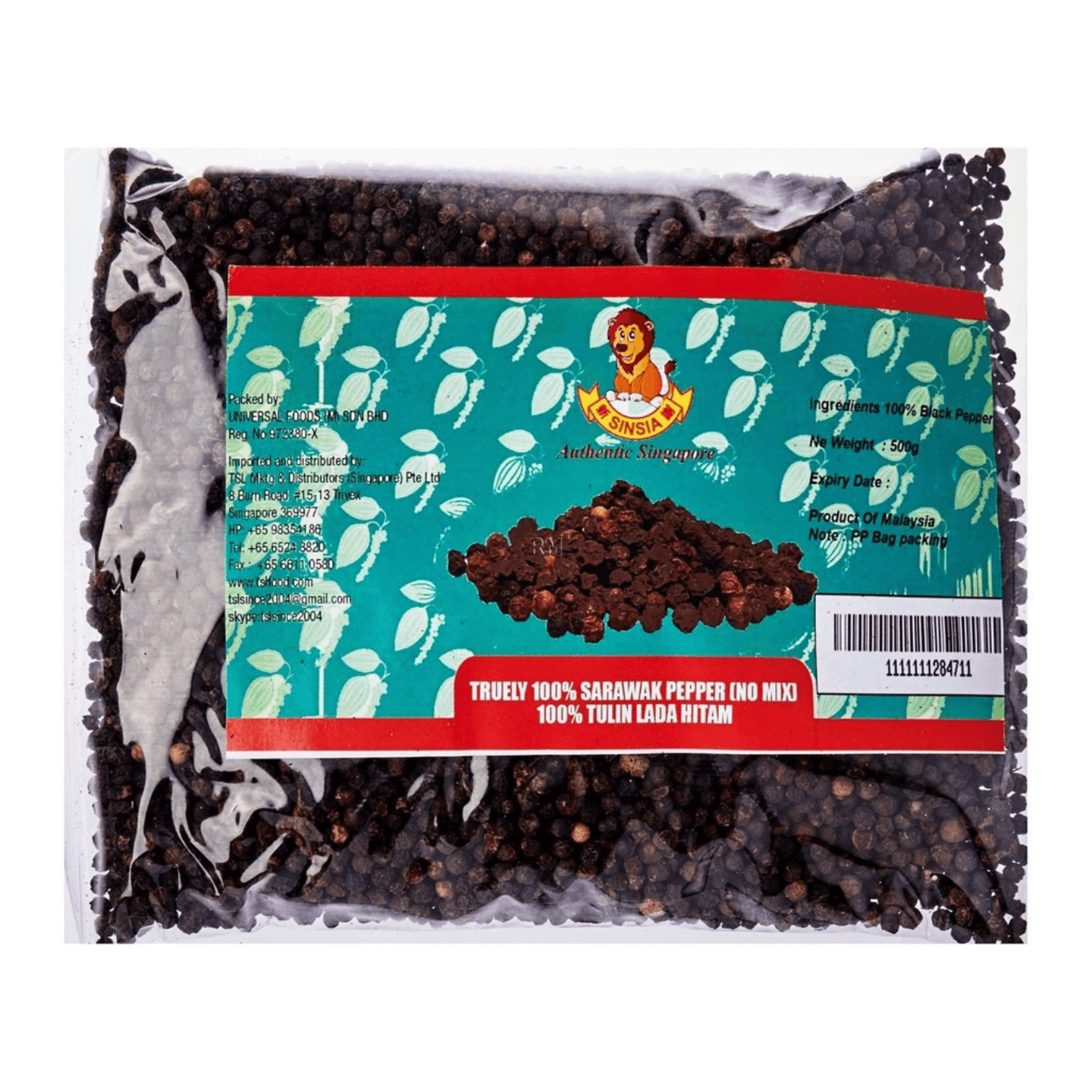 Real Sarawak Black Pepper Berries 500g