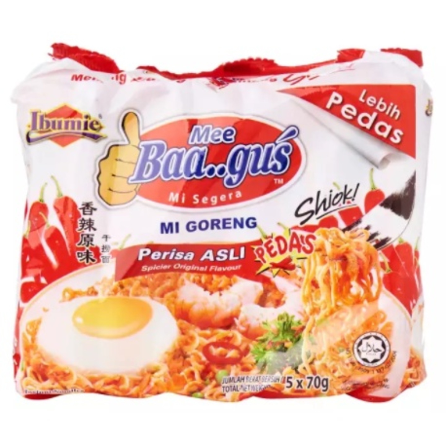 BAAGUS Mi Goreng Extra Spicy 350G