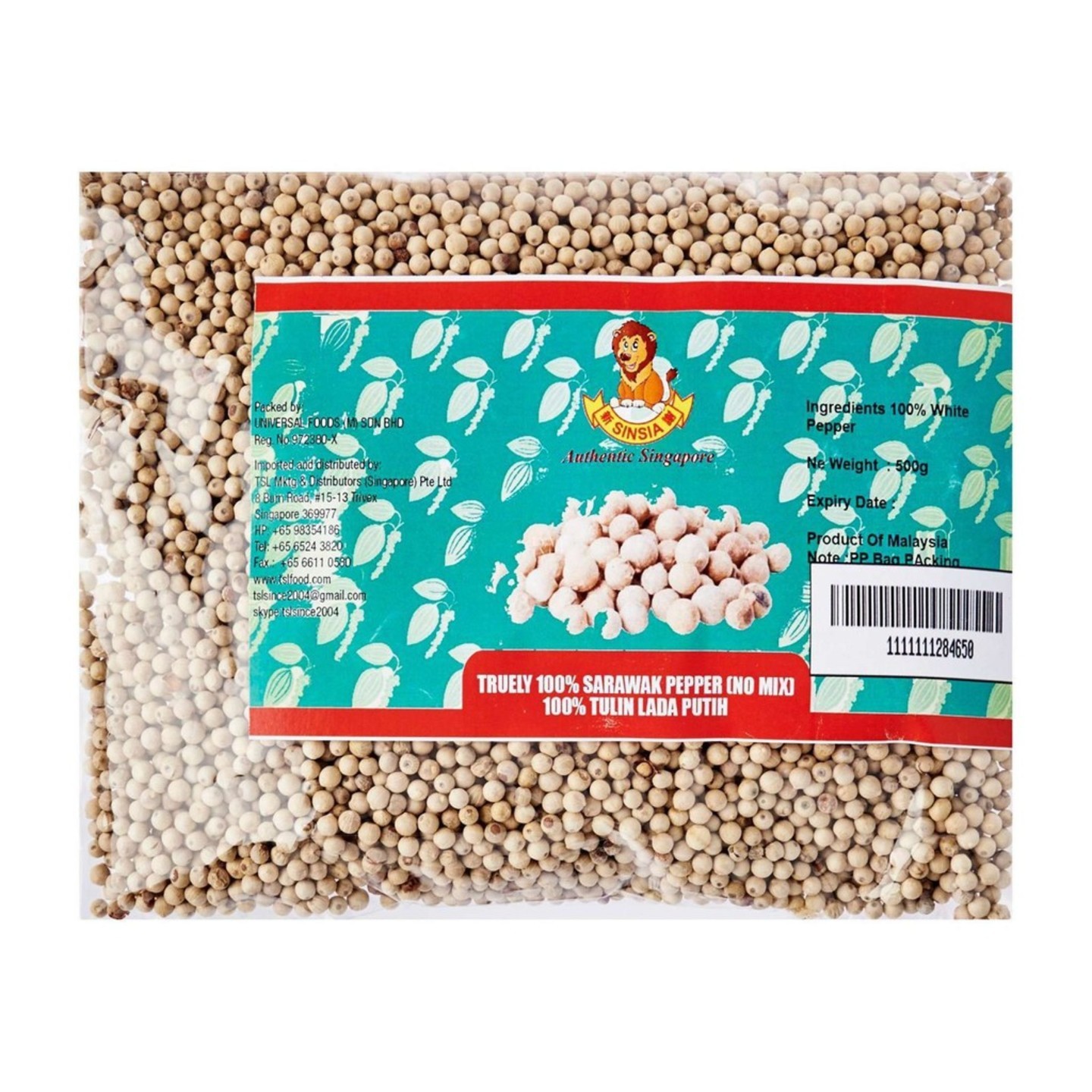 REAL SARAWAK White Pepper Berries 500g  Farm