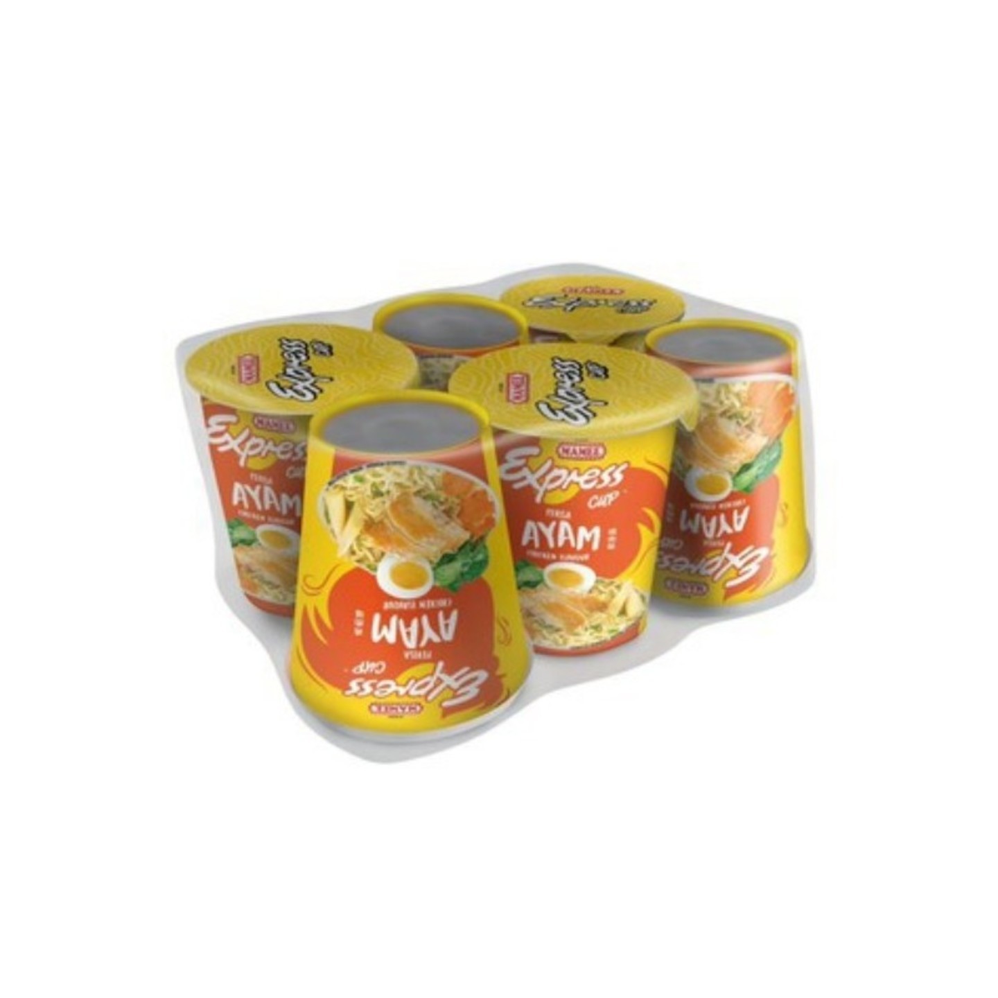 Mamee Express Chicken Noodles Cup 6x60g