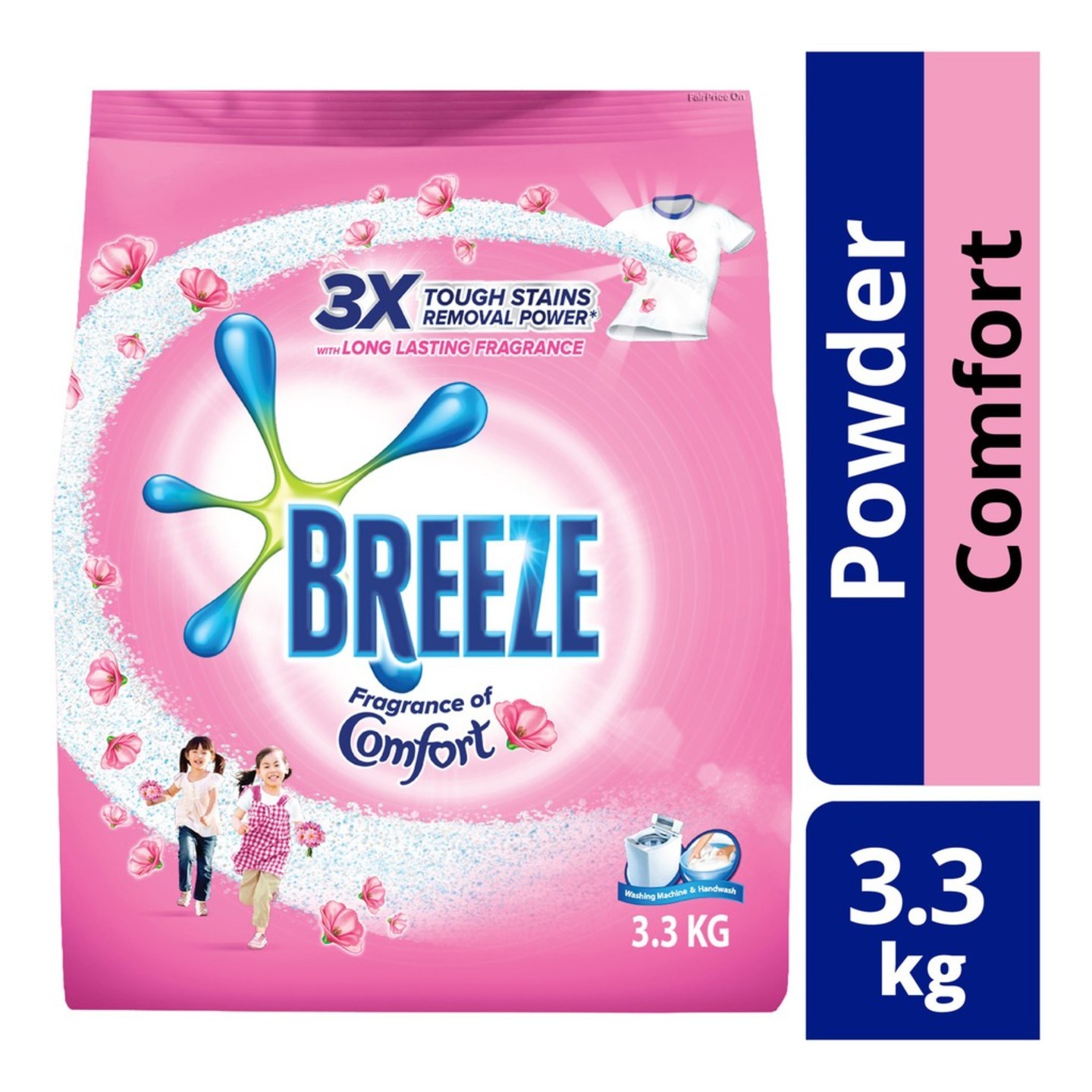 Breeze 3x tough stains removal Fragrance of Comfort 3.3kg