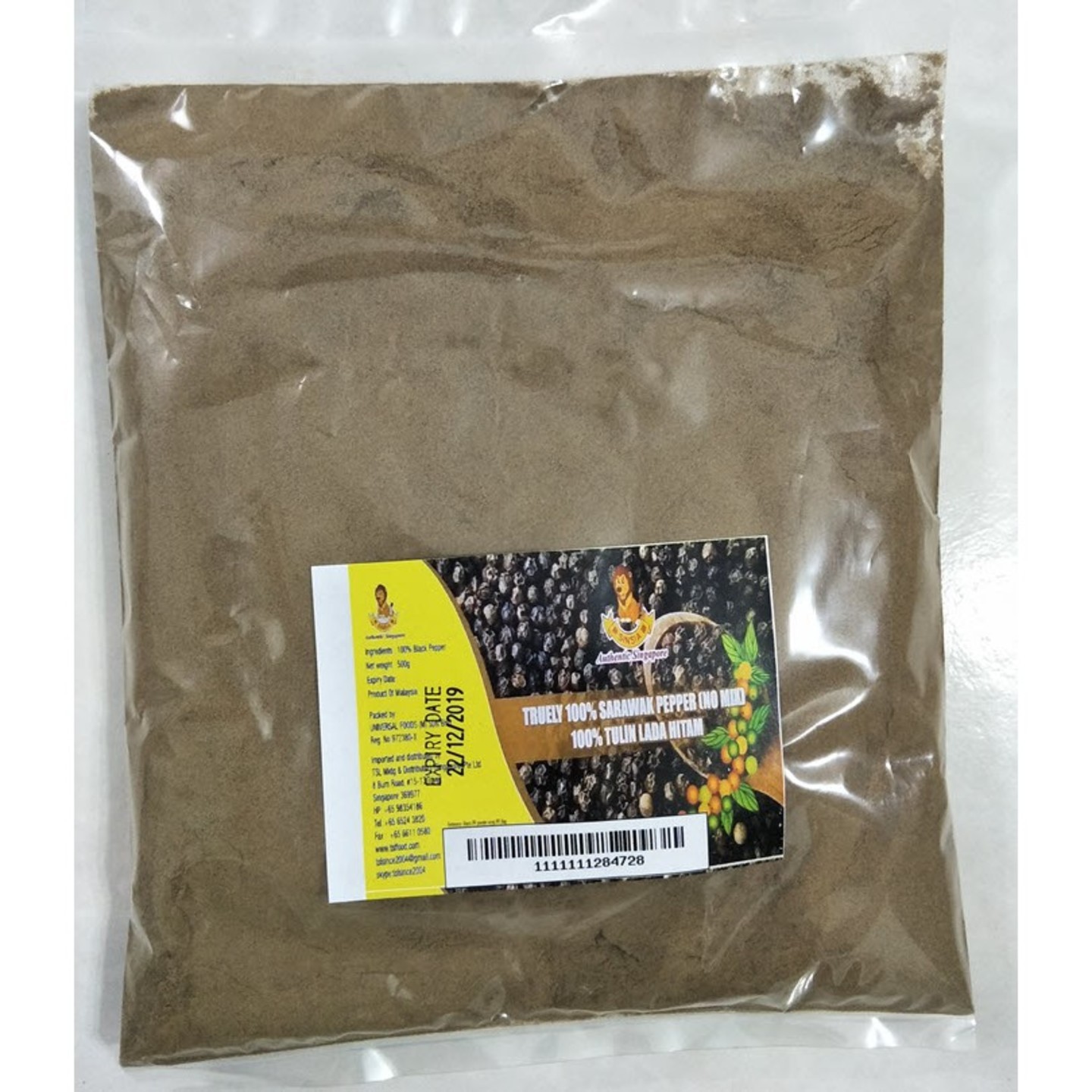 REAL SARAWAK 100 Black Pepper Powder 1kg farm