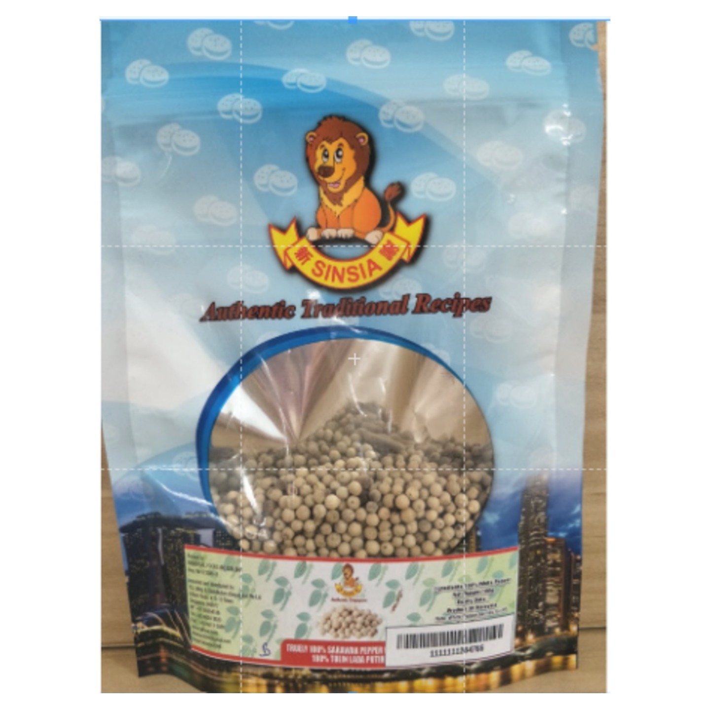 Real Sarawak White Pepper Berries 100g in packet