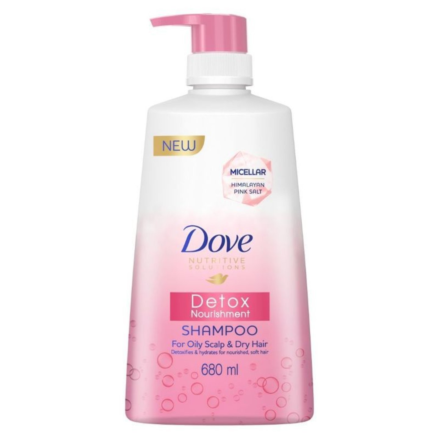 Dove Detox Nourishment Shampoo 680ml