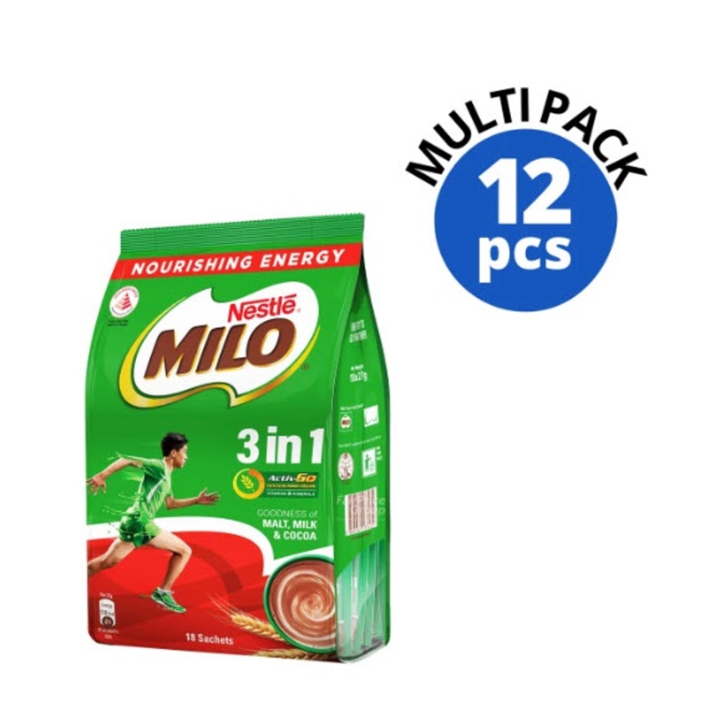 Milo 3 in 1 Acti Go 18sx27g CTN