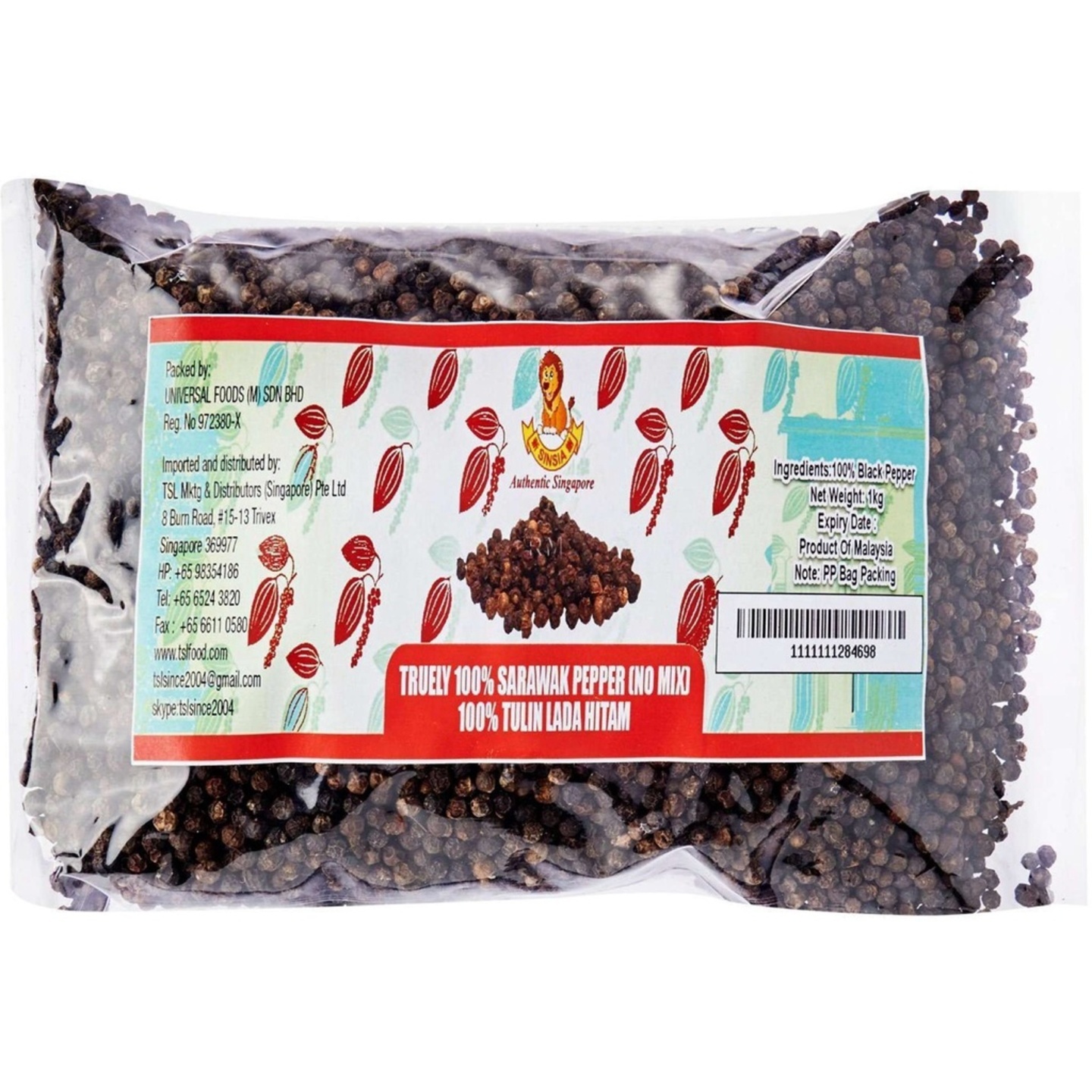 Real Sarawak Black Pepper Corn 1kg