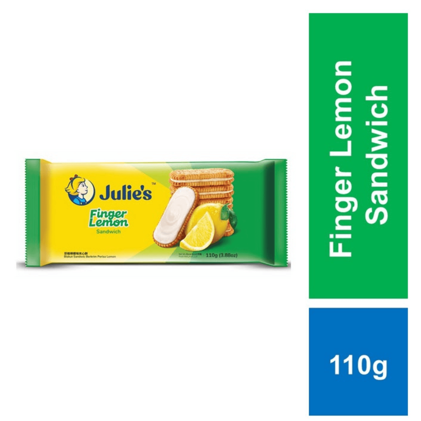 Julie Finger Lemon Flavoured Cream Sandwich