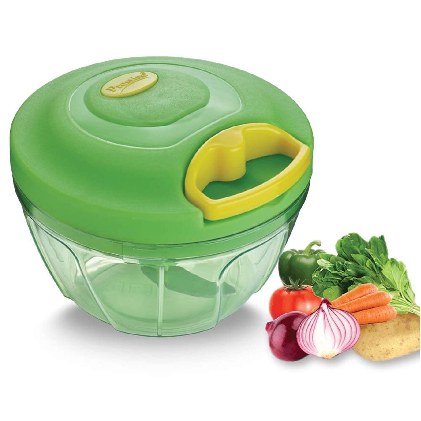 Prestige PVC 7.0 Veggie Cutter with 3 Stainless Steel Blades (450 ML)
