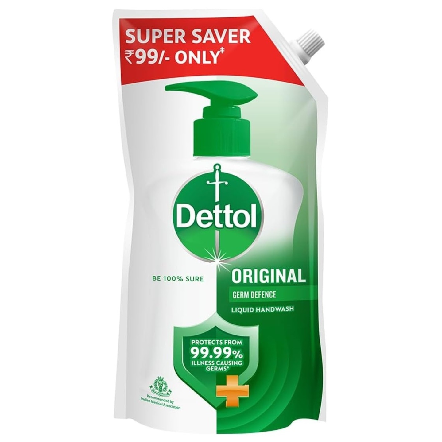 Dettol Germ Defence Liquid Handwash Refill - 675m