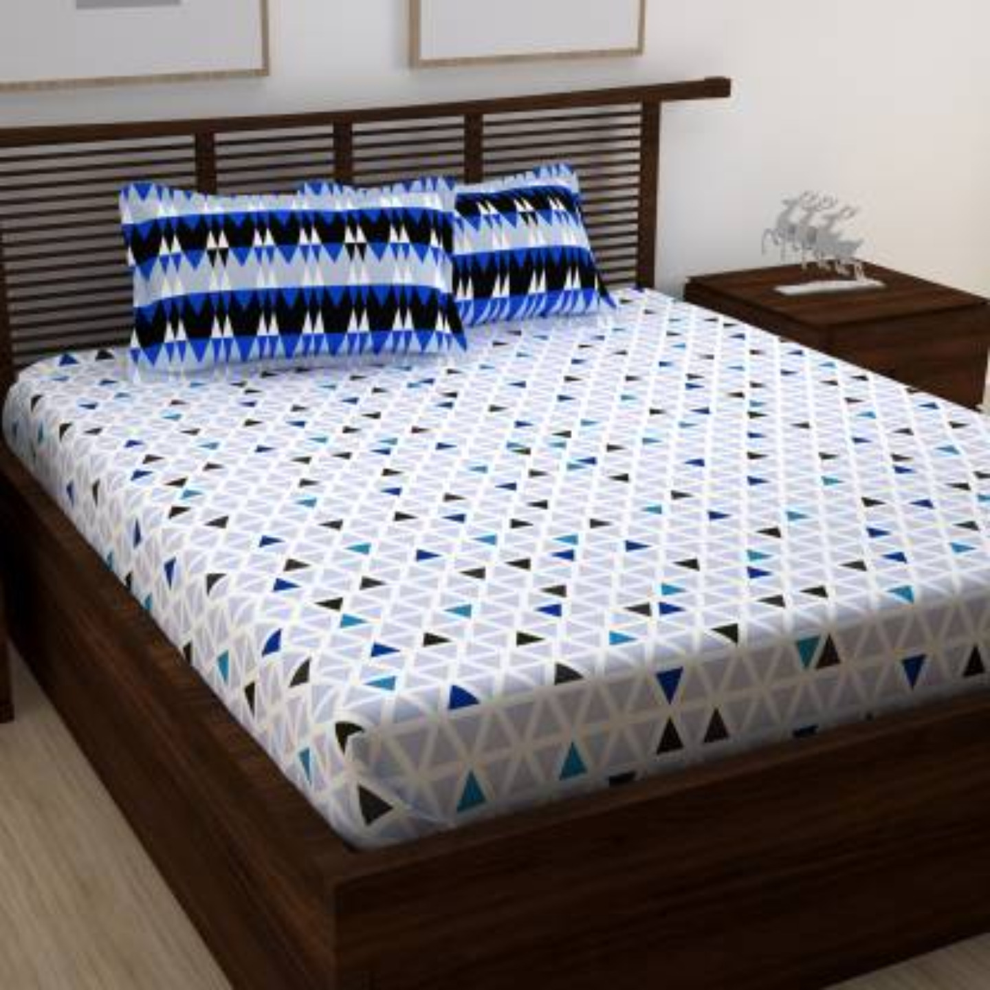 StoryHome 152 TC Cotton Double Bedsheet