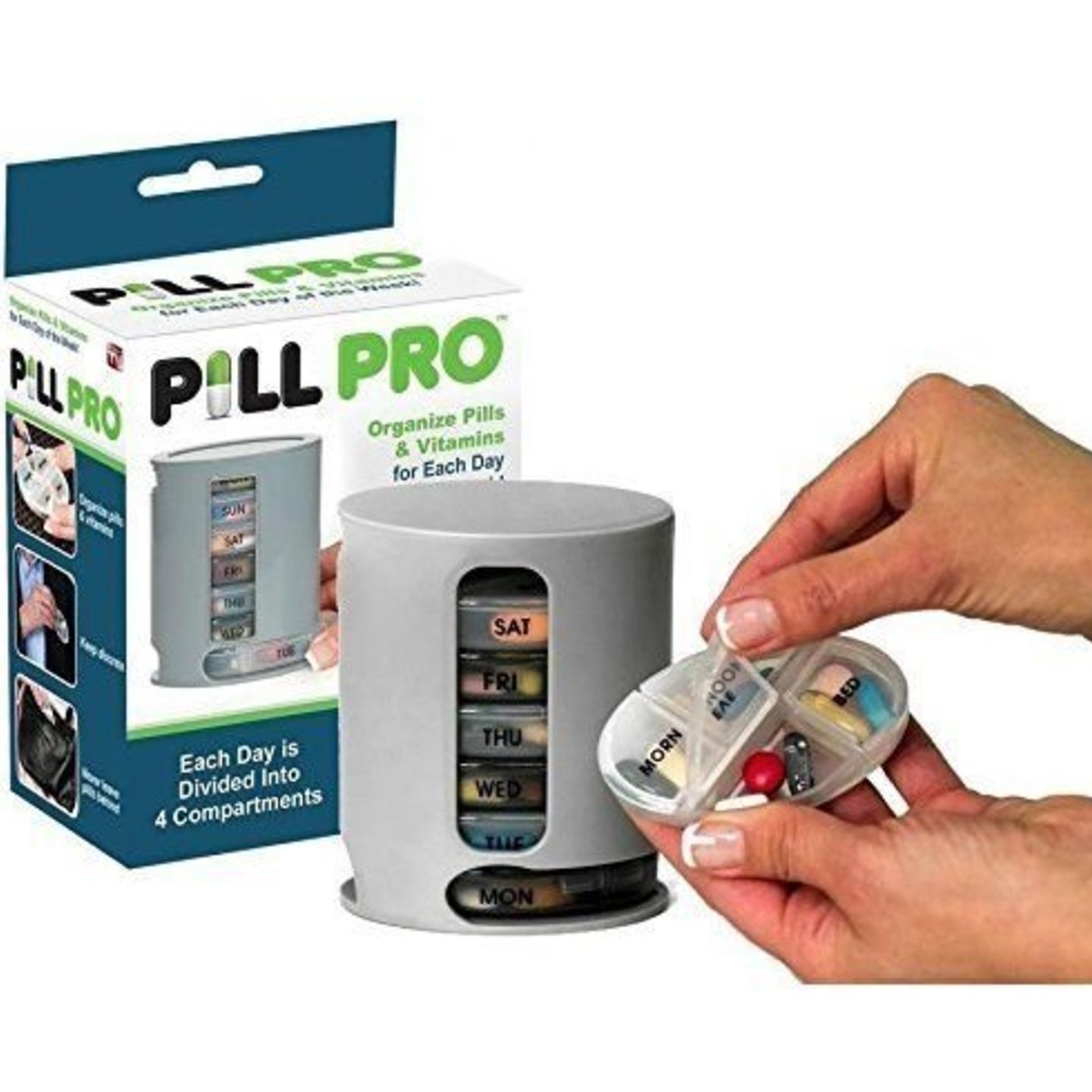 Pill Pro 7 Day Medicine Storage Box