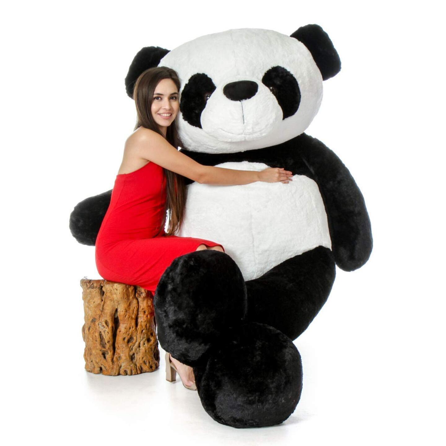 100% Child Safe Washable Giant Life Size Panda Soft Toy (4 feet)