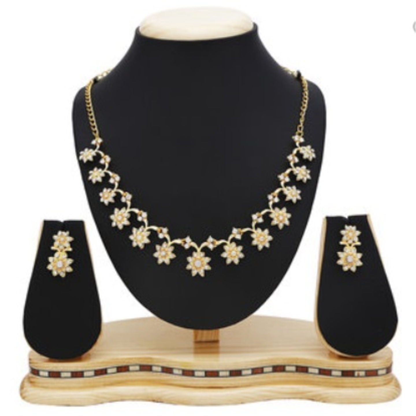 Stylish Gold Plated Necklace set