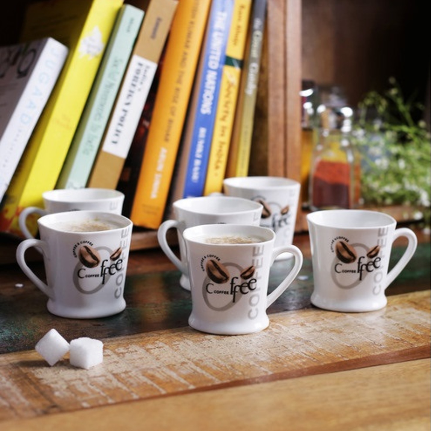 Beautiful Coffee Mugs (set of 6)