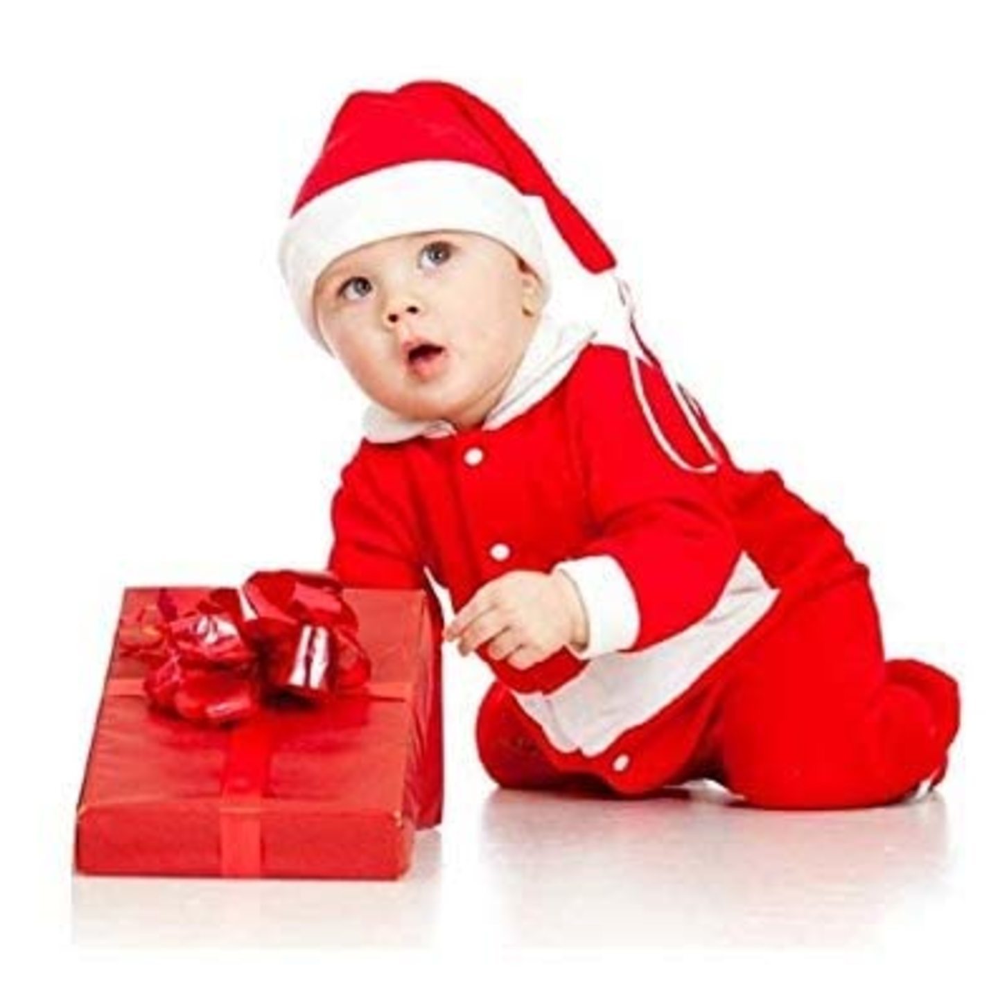 4 Piece Santa Claus Costume for kids 6 months to 2 years