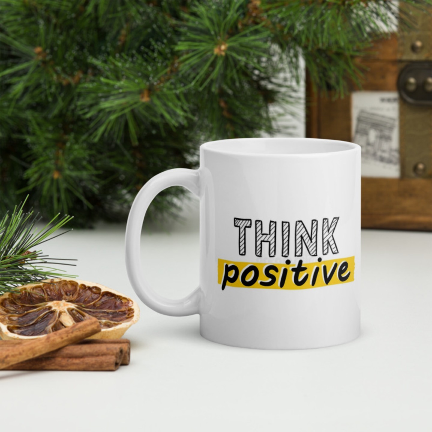 Ceramic Mug - Think positive