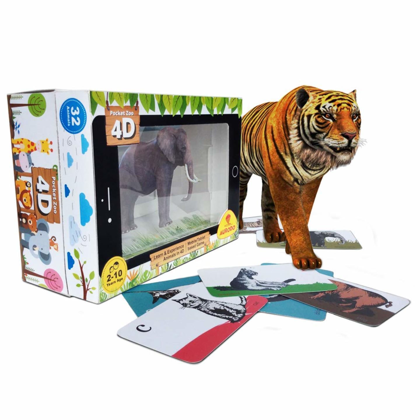 Pocket Zoo 4D Augmented Reality Learning Game