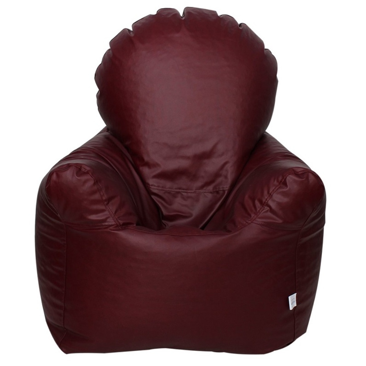 Leatherette Arm Chair Bean Bag Cover Size XXXL (Without Beans) - Maroon