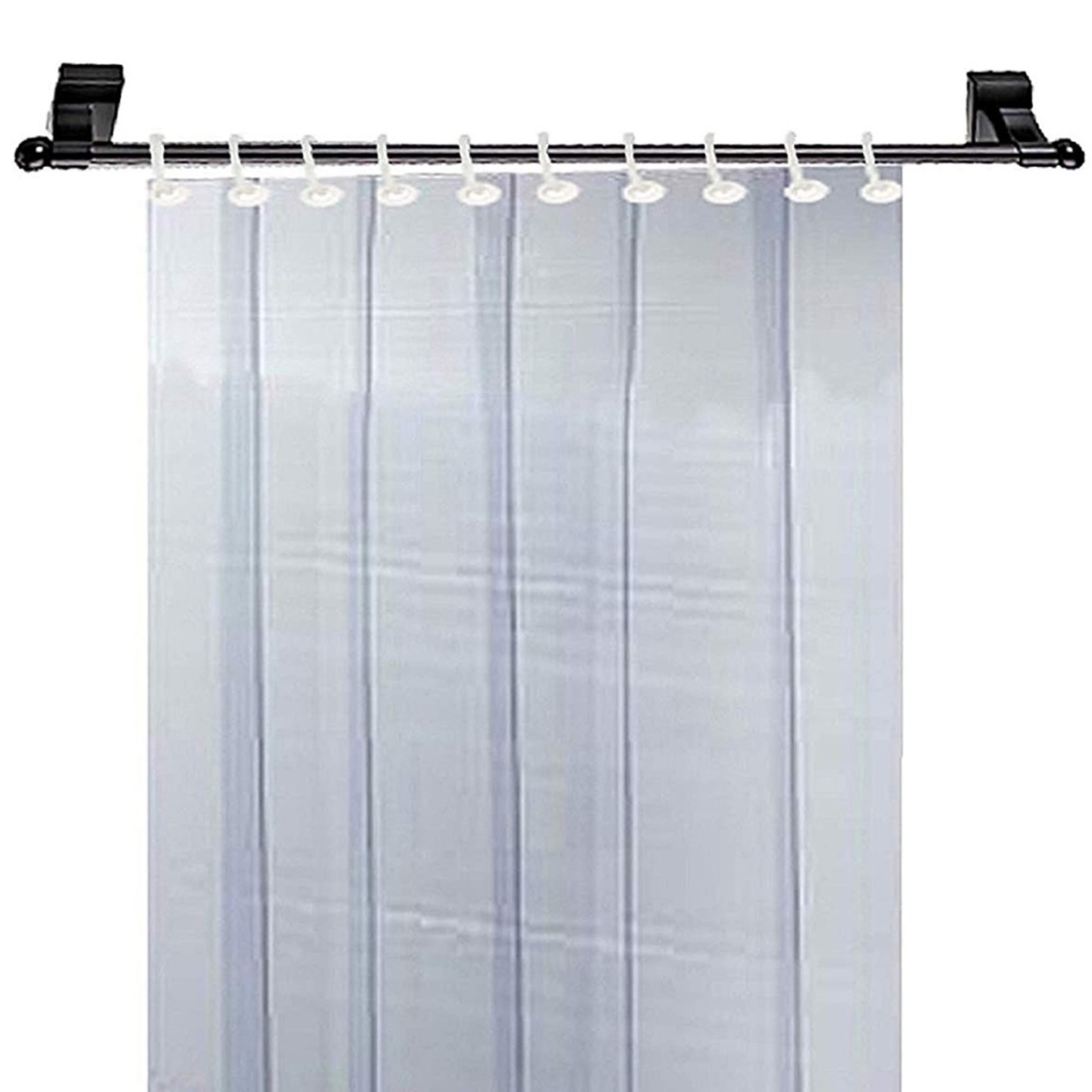 1 MM Thick PVC 6 Strips AC Curtain