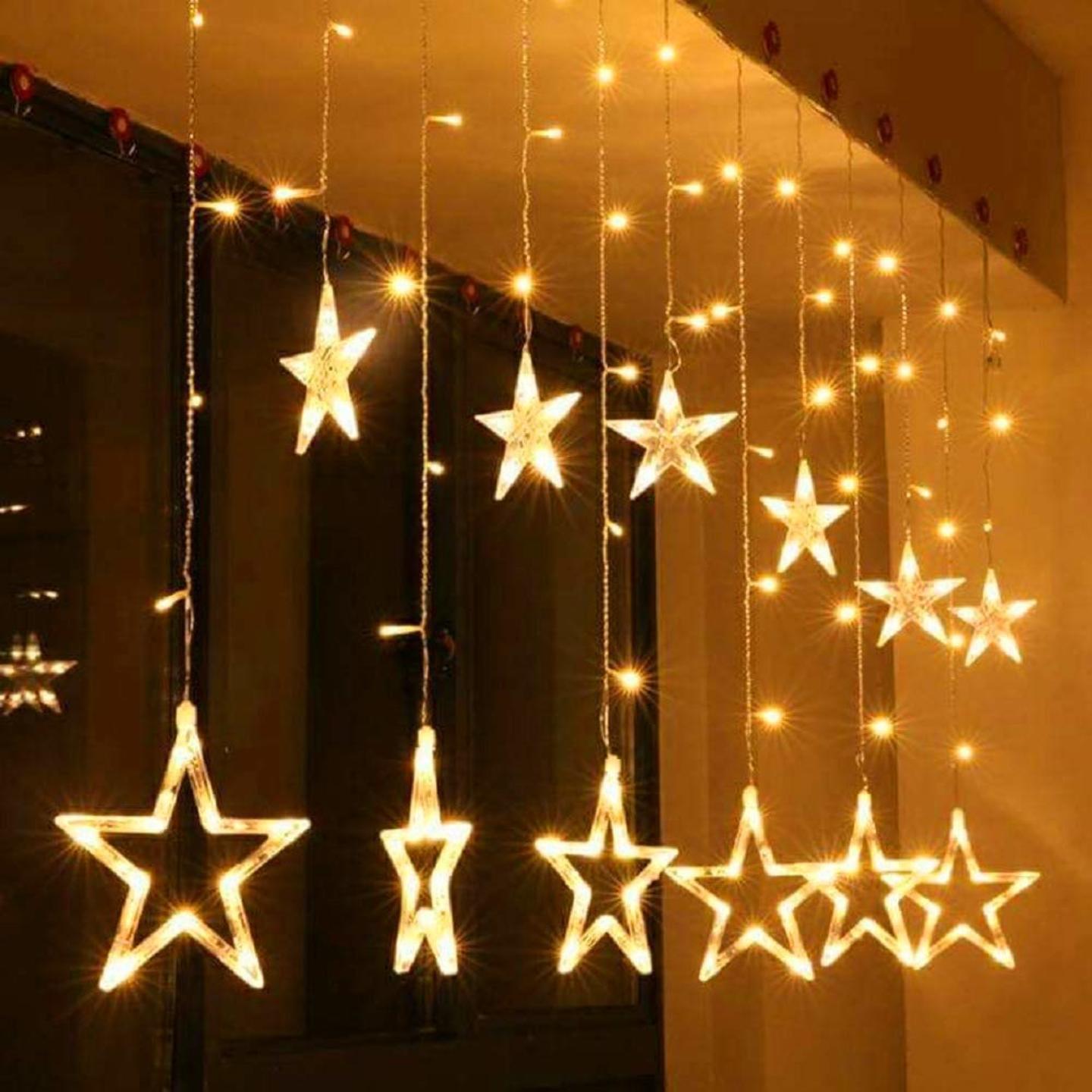 LED Curtain String Lights With FlashingBlinking Modes