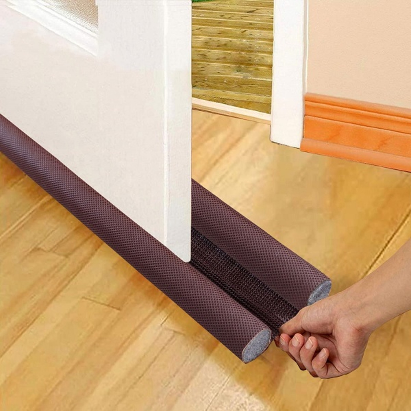 Door Bottom Sealing Strip Guard for Home  Door Stoppers Waterproof - 42 inch