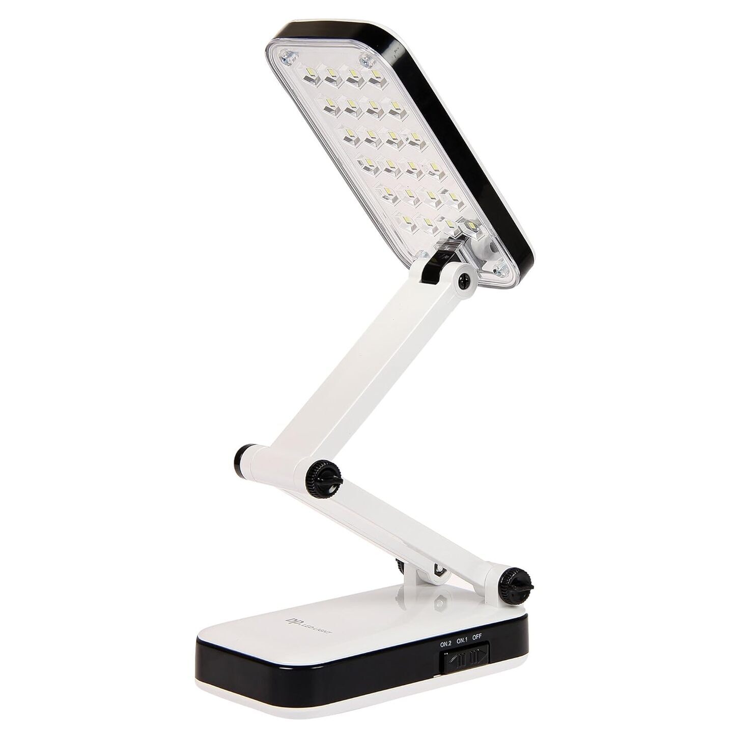 DP 666 800mAh Rechargeable LED Desk Lamp (White-Black)