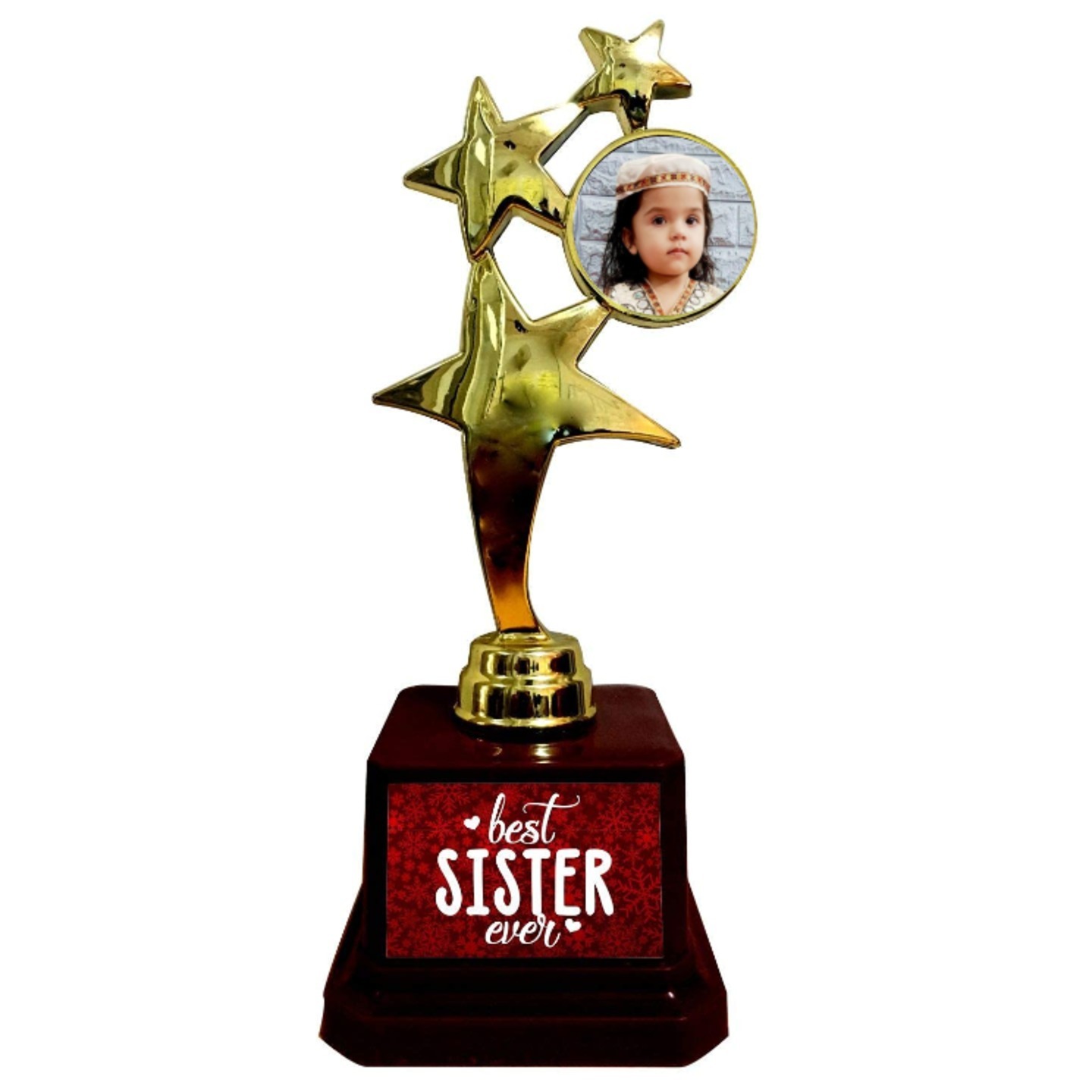 Customized Trophy with your message & photo