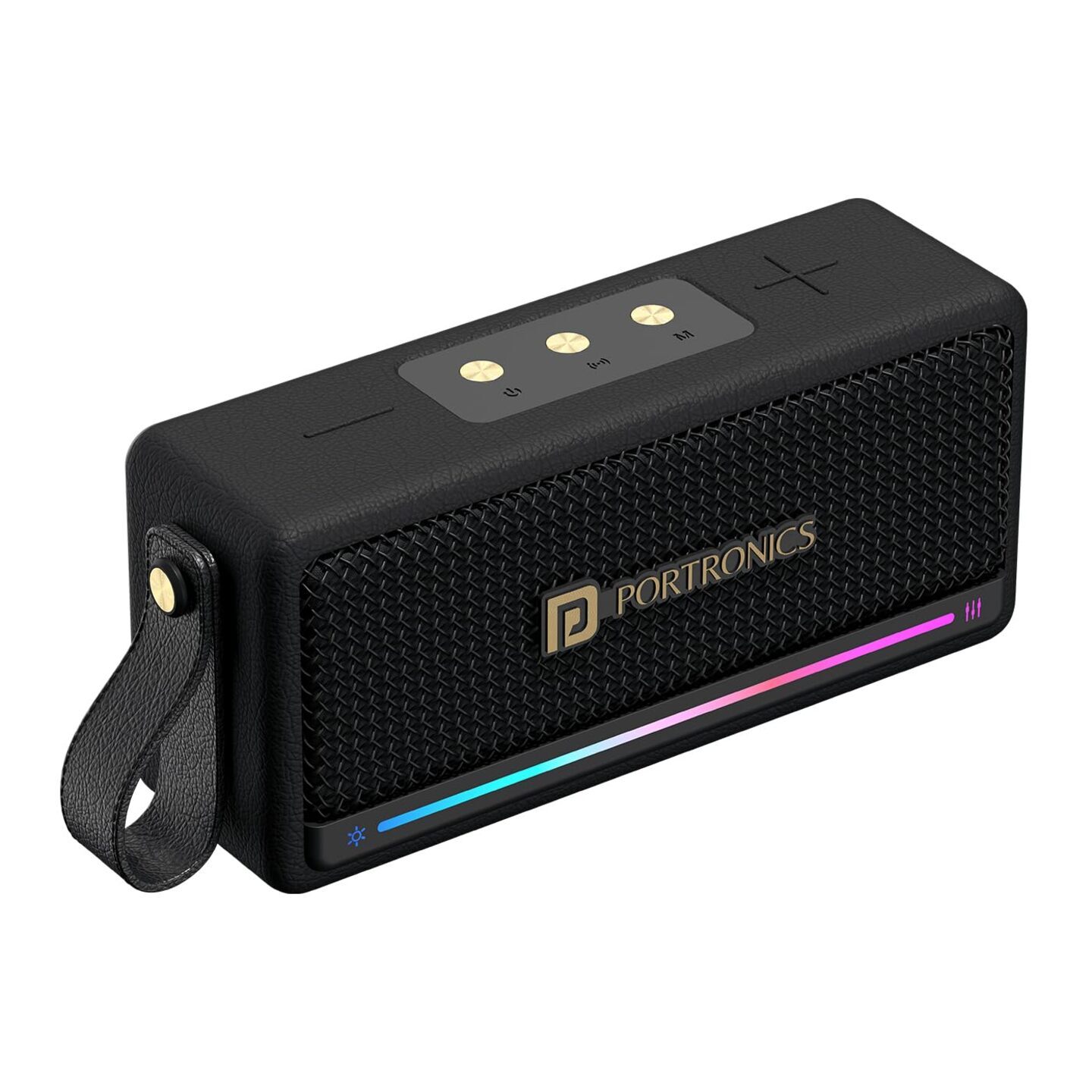 Portronics Harmony Mini 25W HD Bluetooth Speaker with Subwoofer, EQ Adjustment